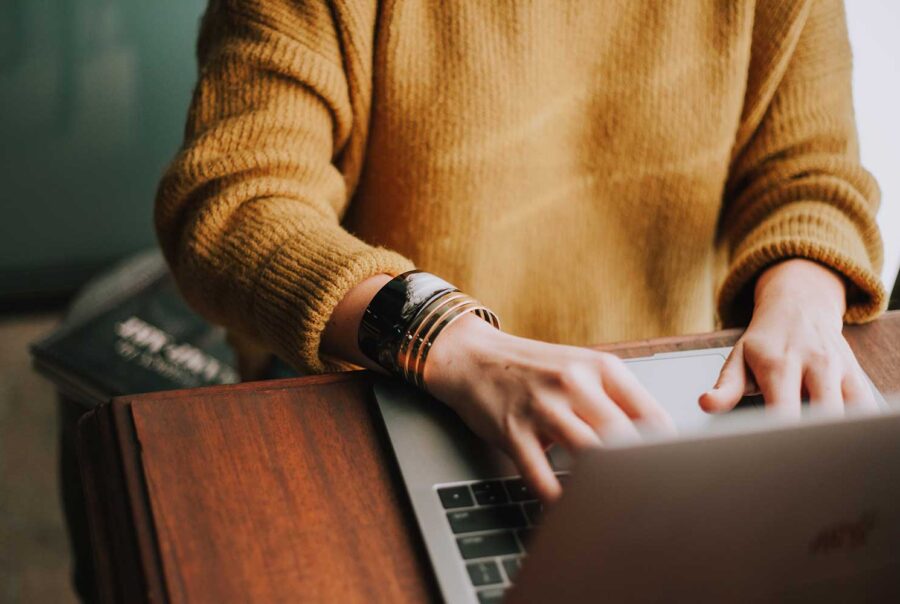 health conditions, woman on laptop computer